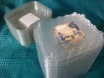 Kunststoffschalen von Obst weiterverwenden