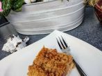 Herbstlicher <strong>Obstkuchen</strong> mit knusprigen Haferflockenstreuseln