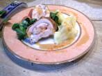 Gef&uuml;lltes Putenschnitzel auf mediterrane Art