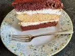 Dreifarbige Schokotorte