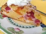 Himbeer-Käsekuchen mit Aprikosen