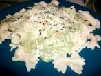 Nudeln mit M&ouml;hrengr&uuml;n-Nuss-Pesto