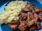 BBQ Steaks im Gyros Style mit Kartoffelsalat