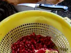 Granatapfel entkernen ohne Spritzer