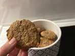 Cookies mit Haferflocken, Erdnuss & Kokos