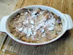Apfel Crumble aus der Heißluftfritteuse