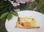 Schneller Flammkuchen mit Spargel