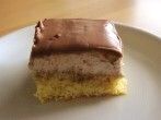 <strong>Bananen</strong>-Sahnekuchen mit Schokoglasur