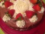 <strong>Chocolate</strong> Mousse-Vanillecreme-Erdbeer-Torte