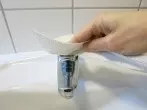 Abperleffekt mit Öl