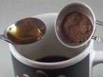 Kaffee mit <strong>Kakao</strong> und Honig