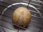 Verkrusteten Grillrost mit trockenen <strong>Br&ouml;tchen</strong> reinigen