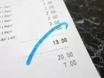 Filzstift auf Papier mit Kartoffelmehl entfernen
