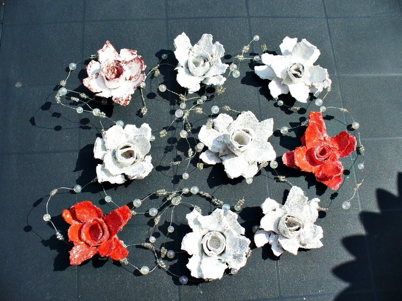 Deko-Rosen aus Eierkartons herstellen: Bild 1 Deko-Rosen aus Eierkartons herstellen: Bild 1