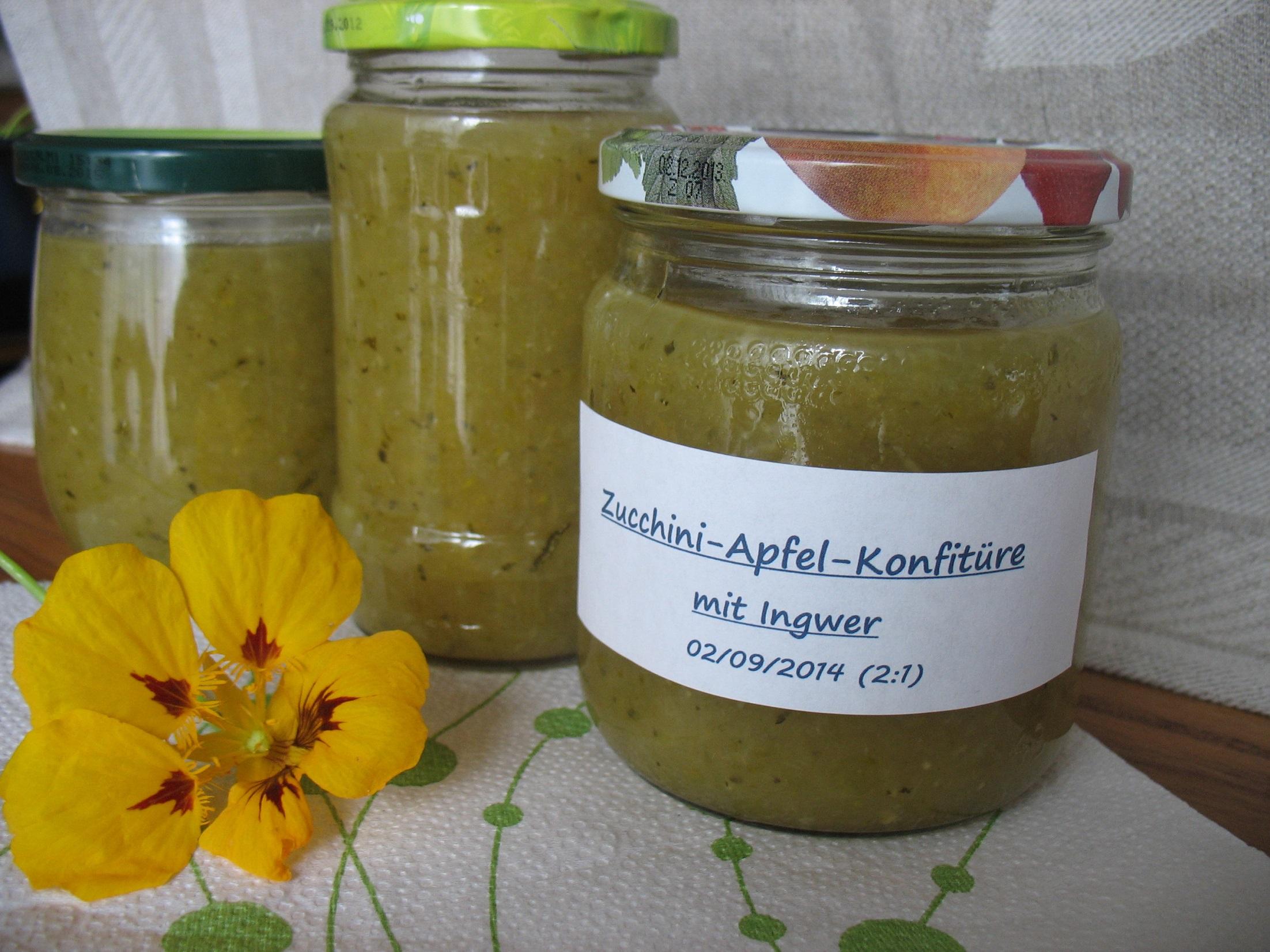 Rezept: Zucchini-Apfel-Konfitüre mit Ingwer | Frag Mutti