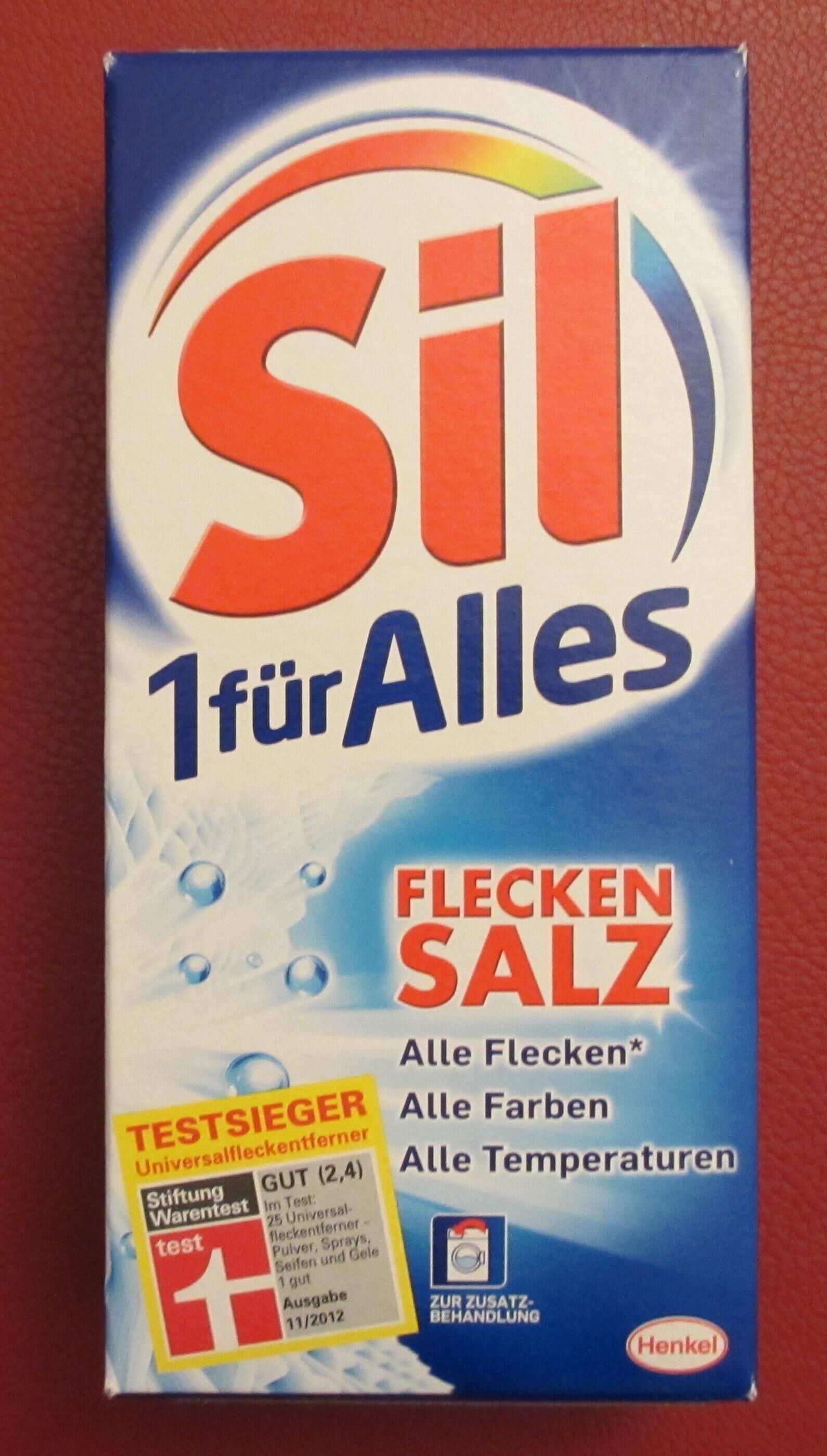 Sil 1 FГјr Alles Fleckensalz Sil 1 FГјr Alles Fleckensalz