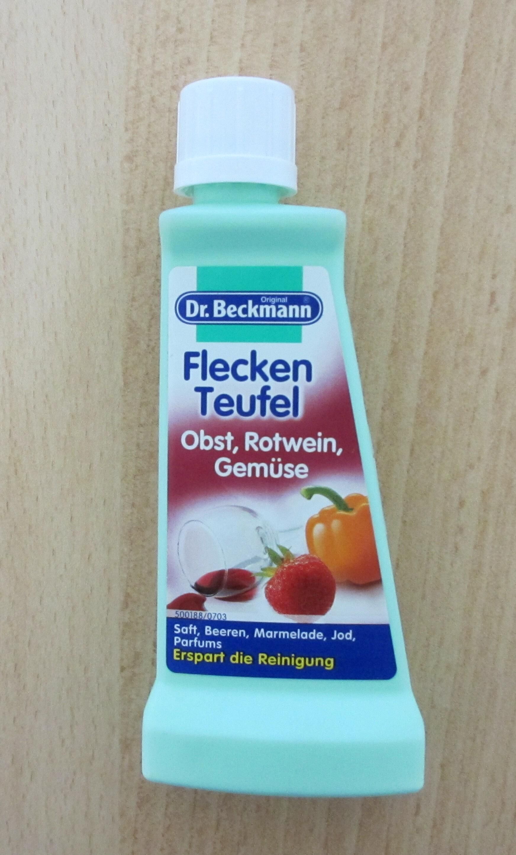 Dr Beckmann Fleckenteufel Stock Schimmel & Pflanzensäfte Dr. Beckmanns Fleckenteufel gegen verschiedene Flecken | Frag Mutti