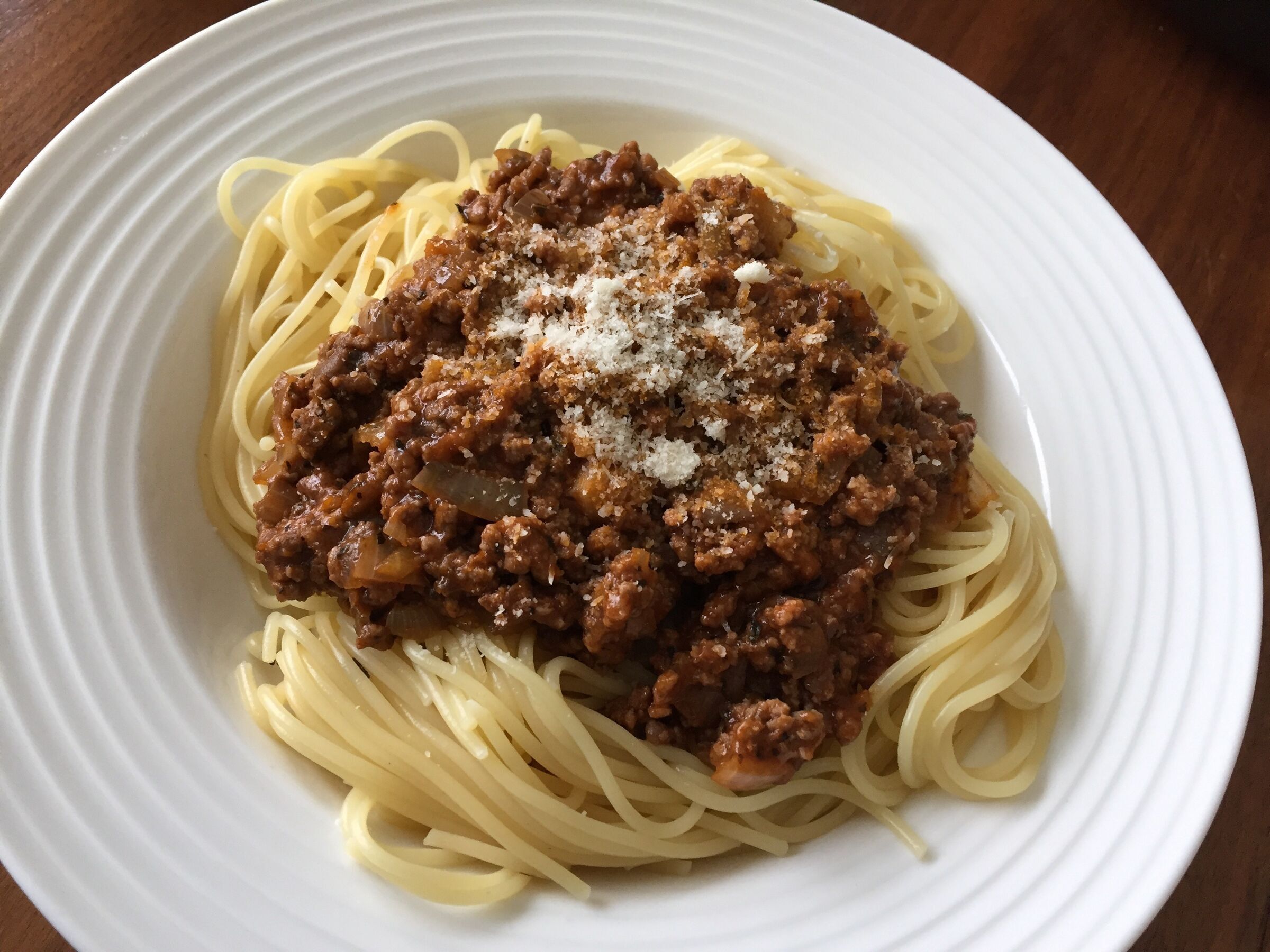 Rezept Spaghetti Bolognese ohne Tomatensoße Frag Mutti