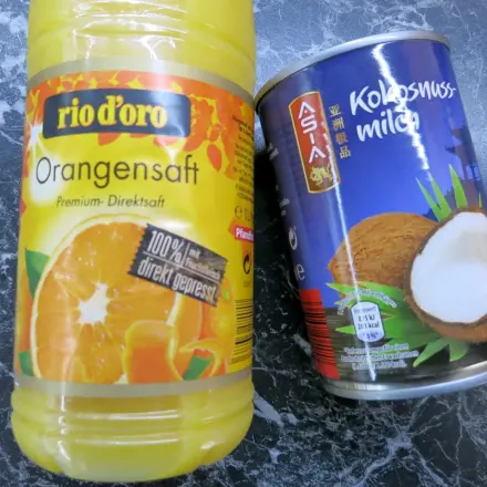 Kokos-Orangensaft