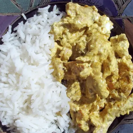 Geschnetzeltes mit Pilzen und Apfelmus