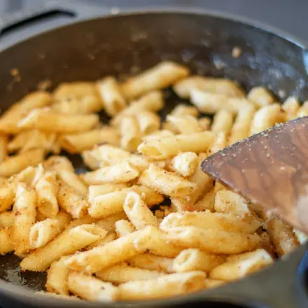 Zerkochte Nudeln vom Vortag