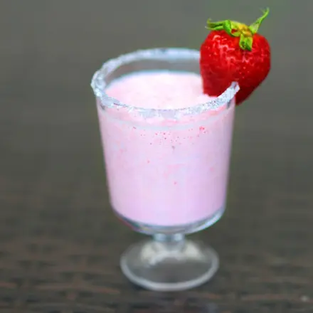 Erdbeermilch mit Amarula