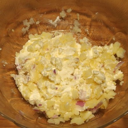 Erdäpfelkas (bayrischer Brotaufstrich)