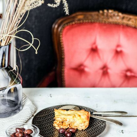 Lasagne mit Oliven aufpimpen