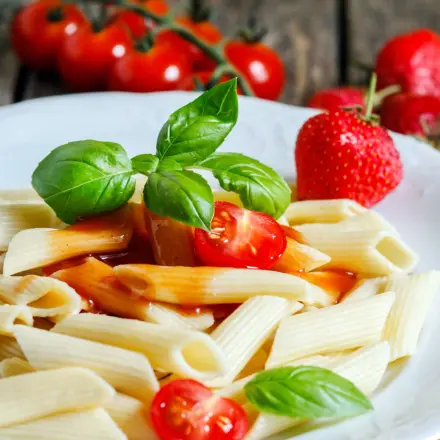Erdbeer-Tomaten-Pastasauce