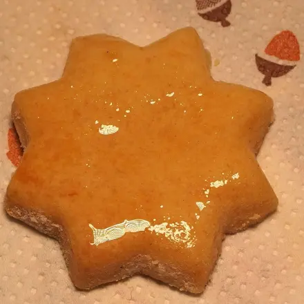 Gebäck glänzt durch Milch