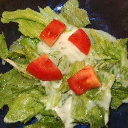 Leichte Französische Salatsauce ohne Mayonnaise oder Rahm