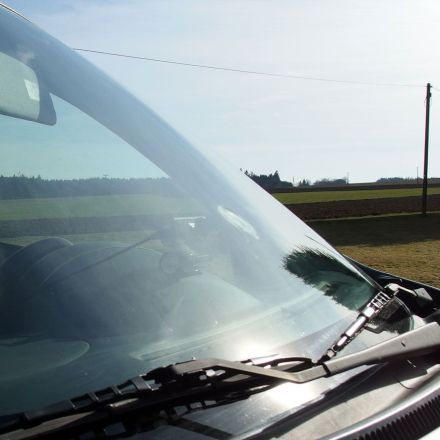Fliegenreste am Auto von Windschutzscheibe & Lack entfernen