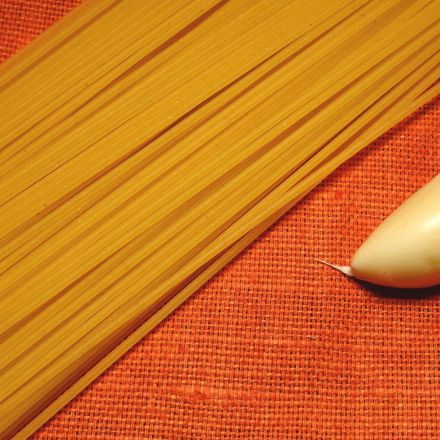 Spaghetti-Salat mit Knoblauch