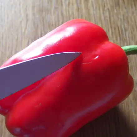 Paprika einfacher schneiden