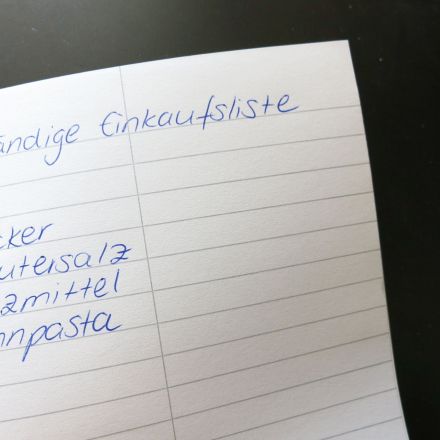 Ständige Einkaufsliste