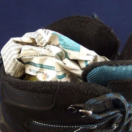 Nasse Schuhe wieder trocken kriegen