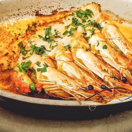 Garnelen in Kokosmilch