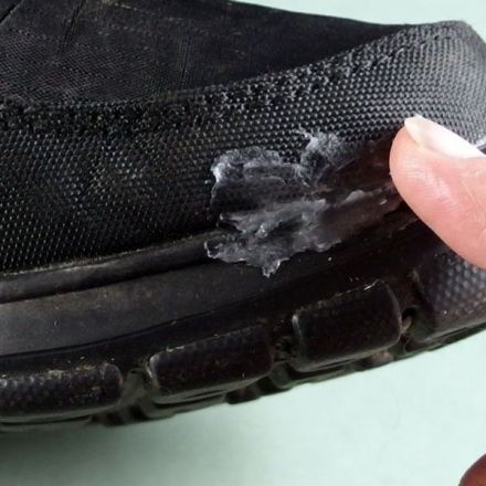 Schuhnähte imprägnieren