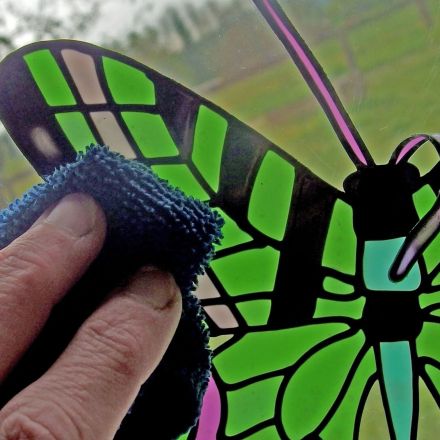 Window Color mit Essig entfernen