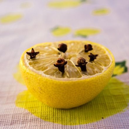 Zitrone und Gewürznelken gegen Obstfliegen