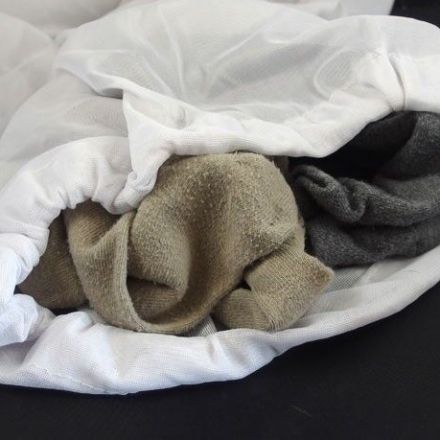 Socken in den Wäschesack