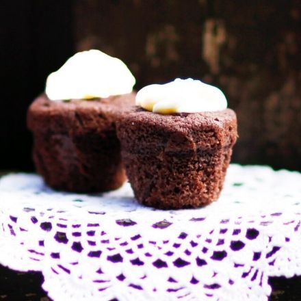 Schokomuffins mit flüssigem Kern