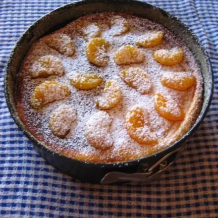 Mandarinen-Käsekuchen ohne Boden