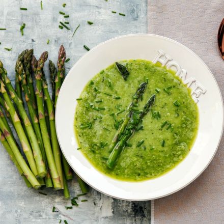 Grüne Spargelsuppe
