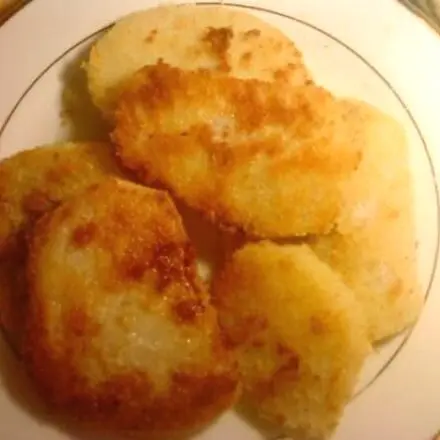Gebratener Kohlrabi (sehr preisgünstiges Gericht)