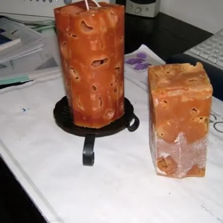 Eiswürfelkerze selber machen