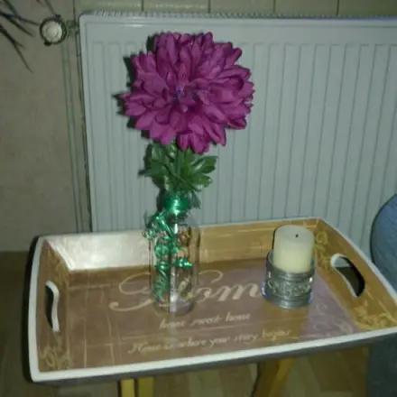 Glasvase fürs Krankenhaus