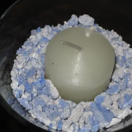 Dekosand aus Katzenstreu