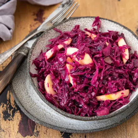 Rotkohl marinieren