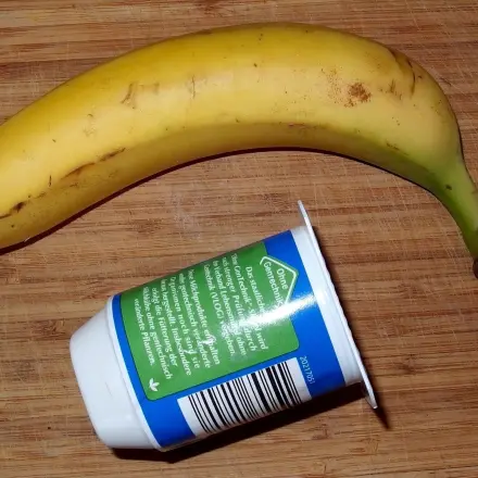 Gesundes Bananeneis ohne Eismaschine